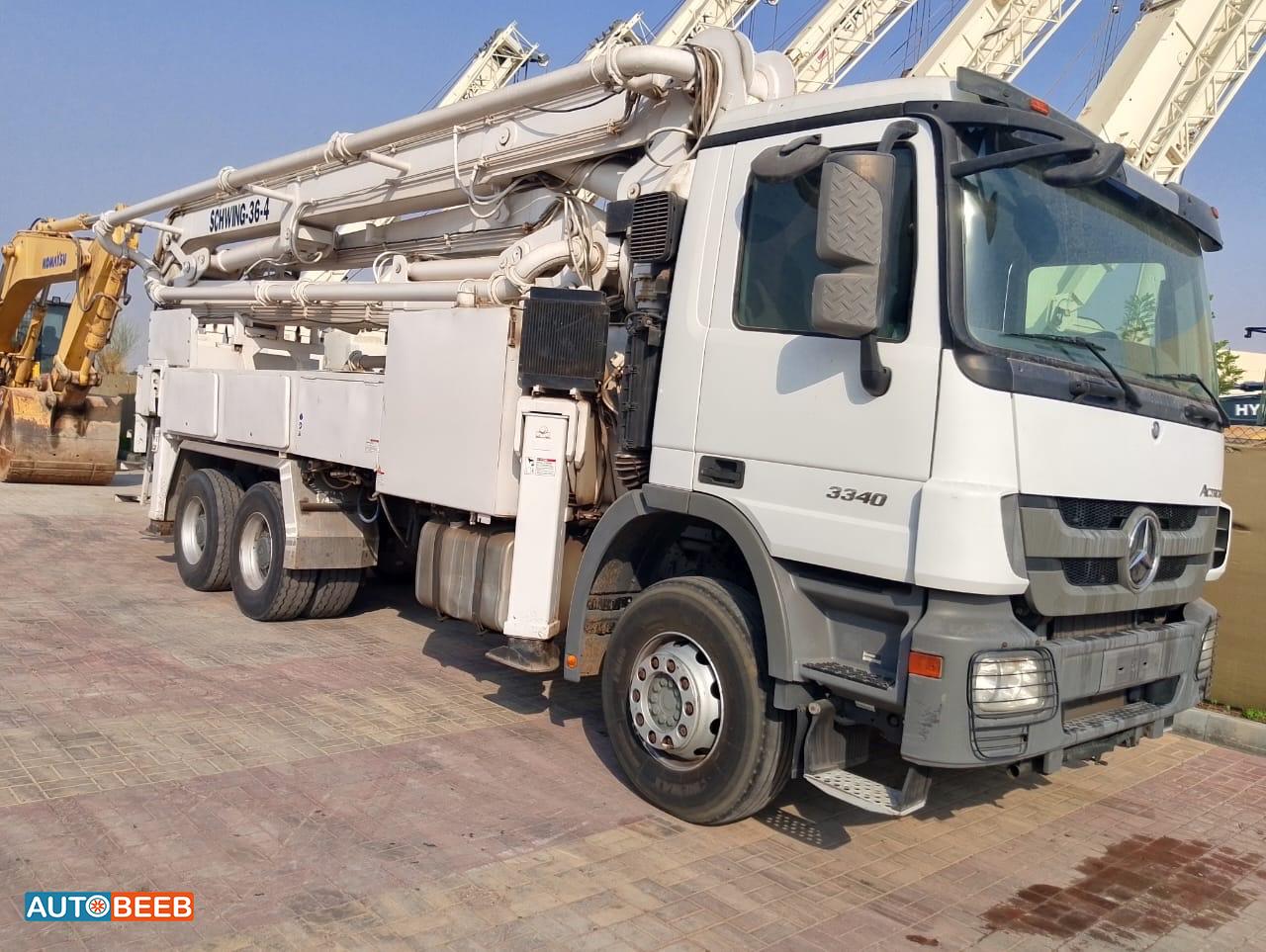 Concrete pump Mercedes Benz 2018