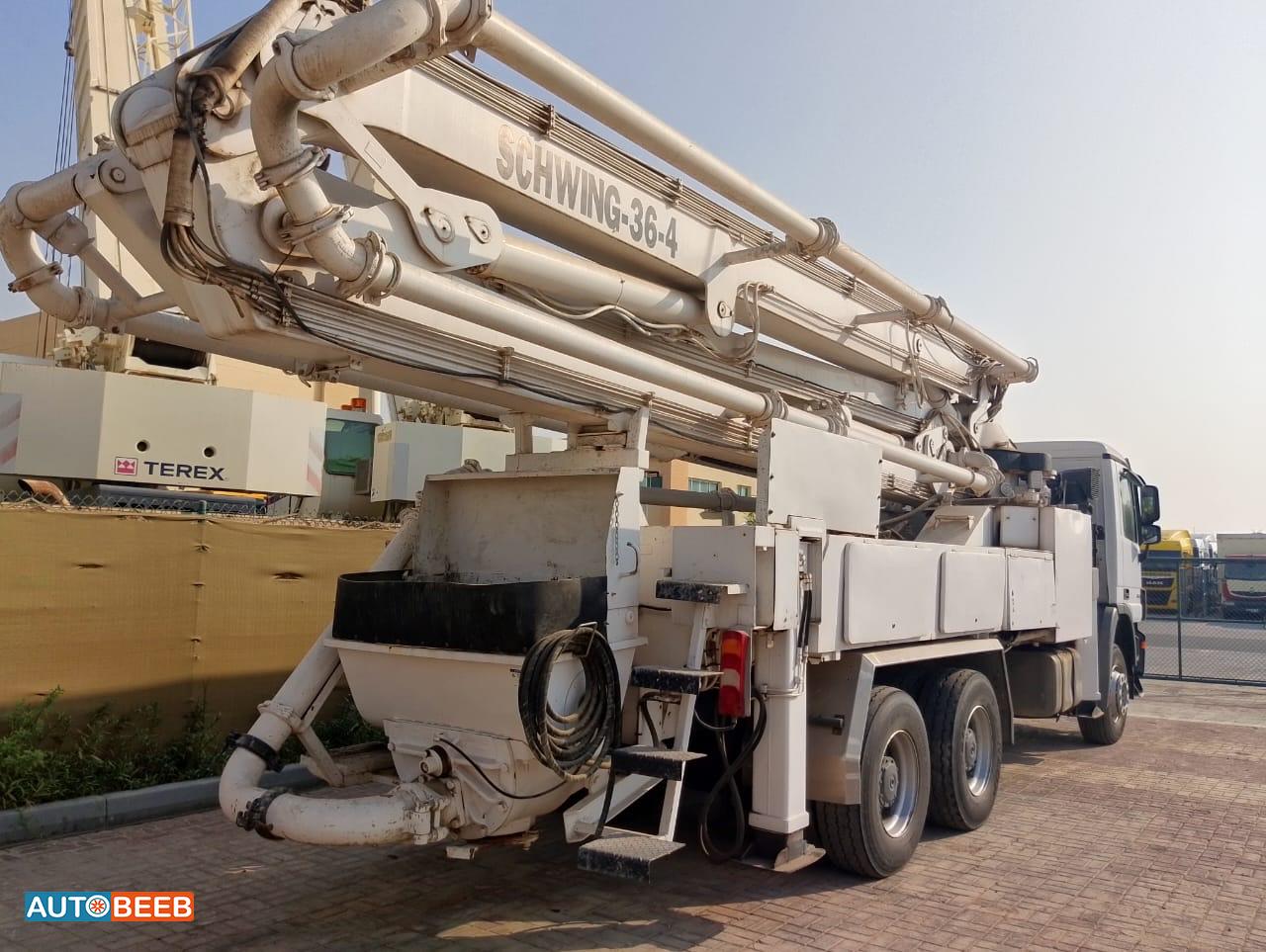 Concrete pump Mercedes Benz 2018