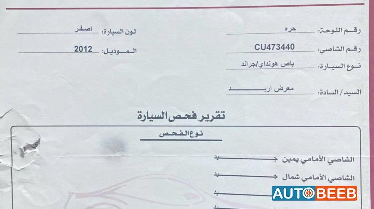 Minivan Hyundai 2012