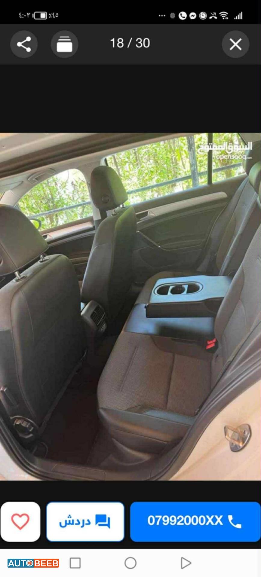 فولكس فاجن E-جولف 2019