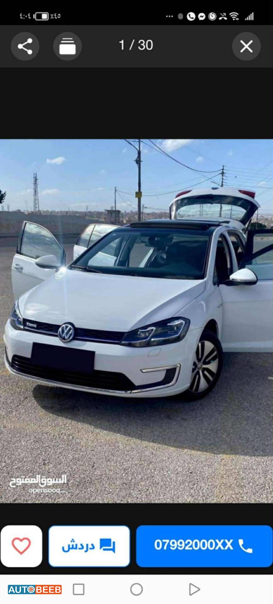 فولكس فاجن E-جولف 2019