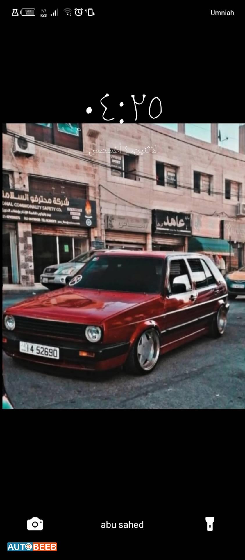 فولكس فاجن جولف MK 1989