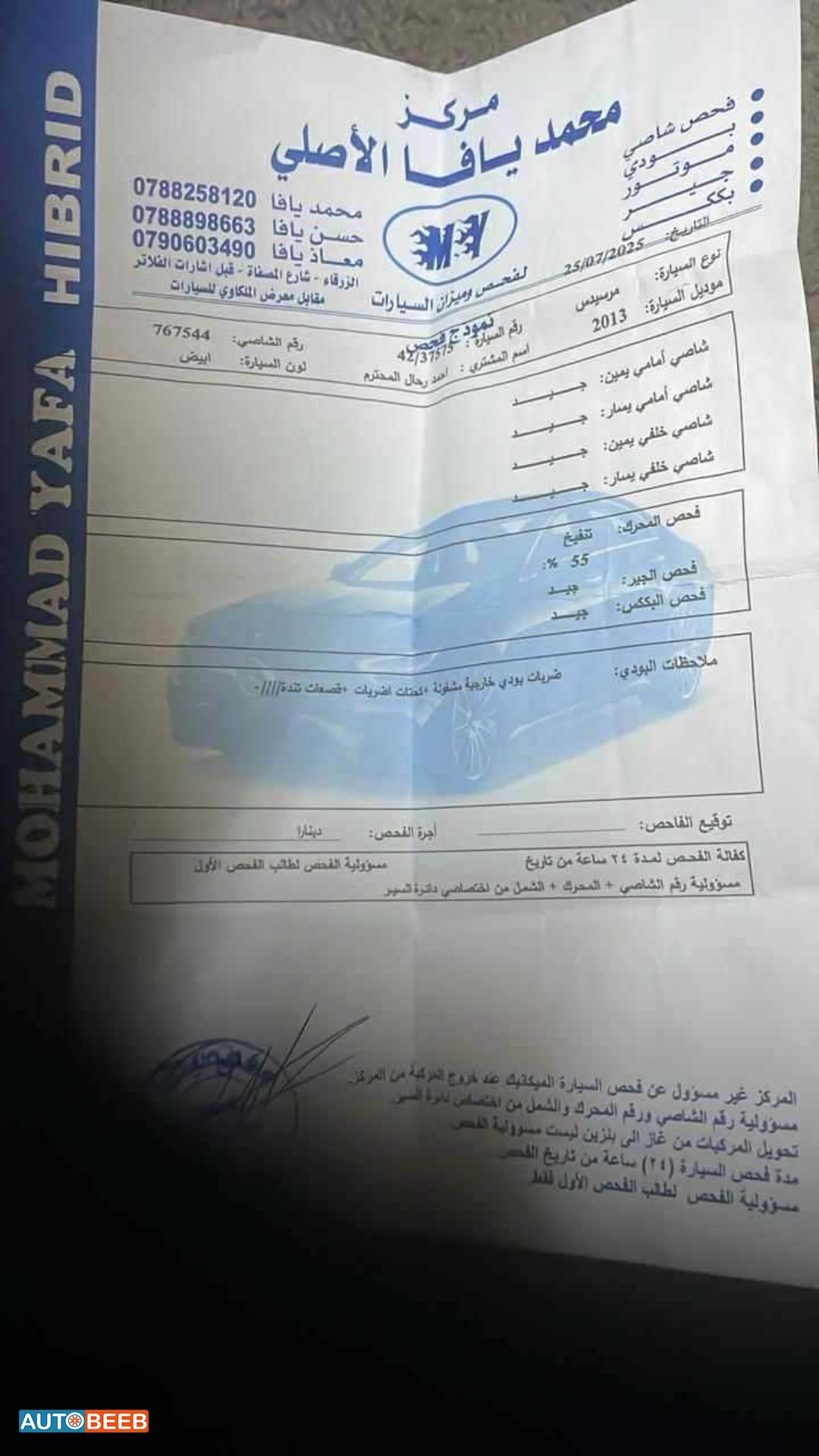 ميني فان مرسيدس بنز 2013