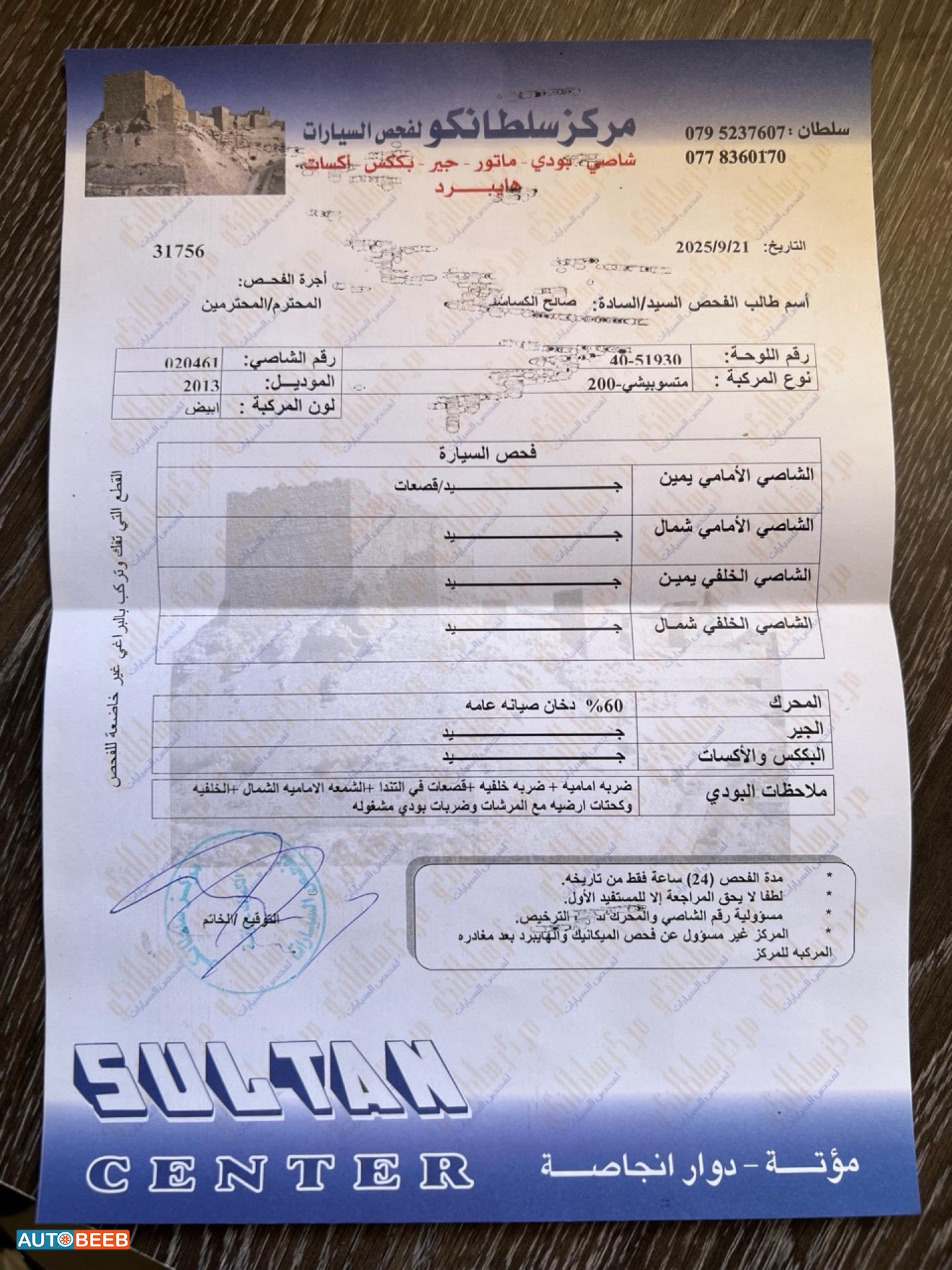 Mitsubishi L200 2013