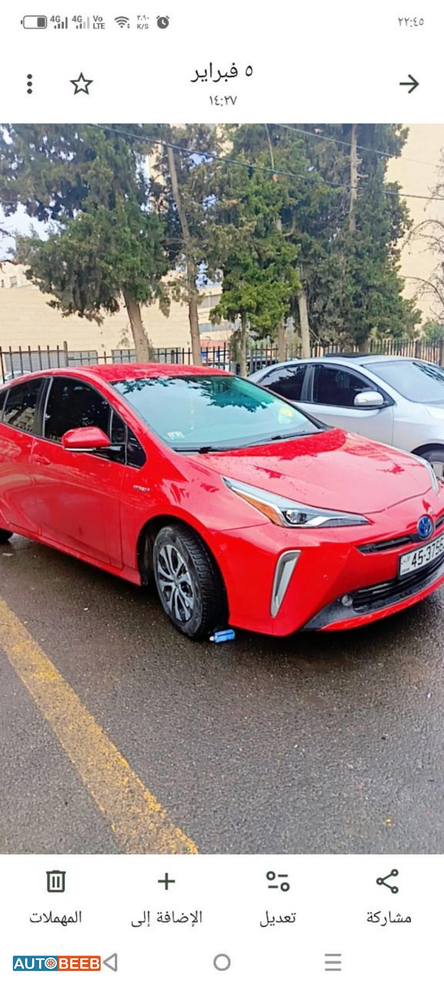 تويوتا بريوس 2019