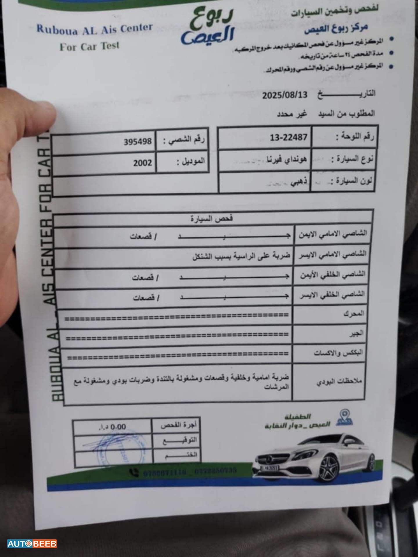 هيونداي فيرنا 2002