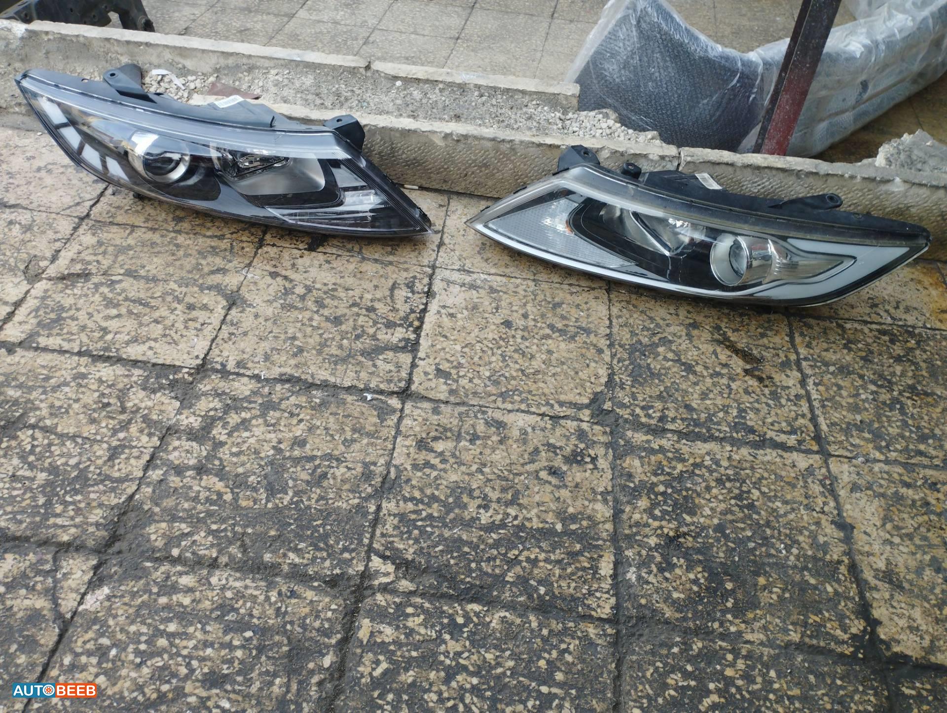 اضويه اماميه يمين شمال كيا اوبتما 2011 2012 2013 2014 2015