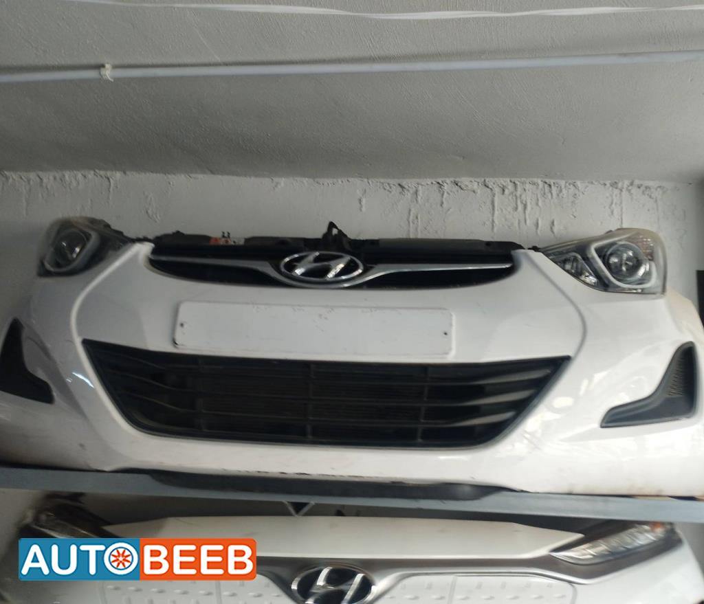 واجهه اماميه طمبون اضويه اماميه يمين شمال هونداي افانتي md 2016