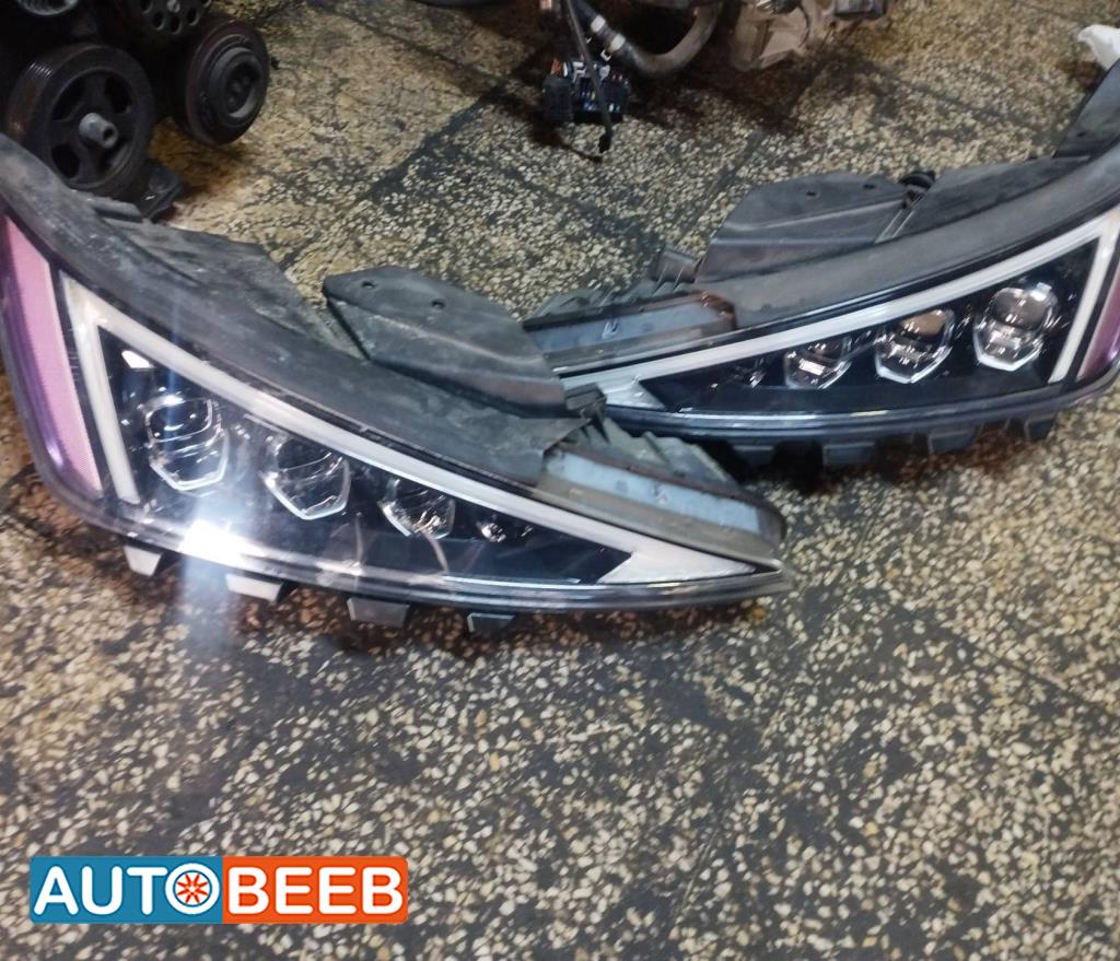 اضويه اماميه 4 عدسات هونداي افانتي 2020