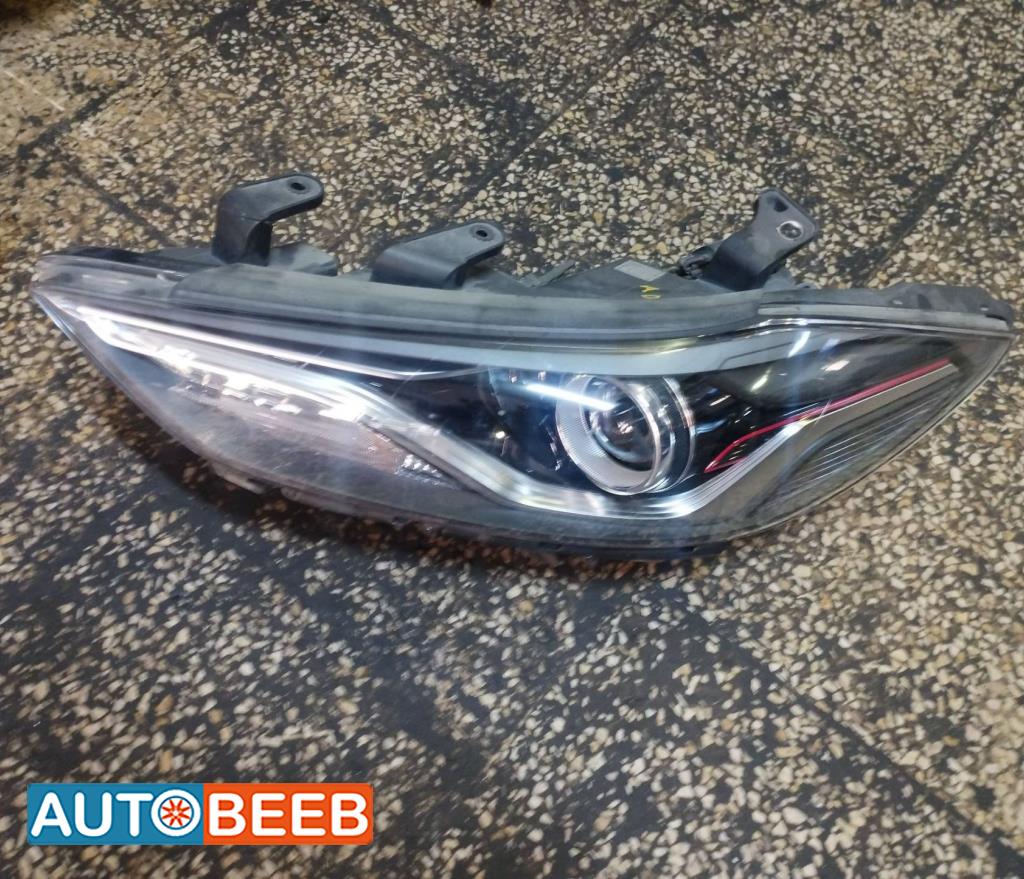 ضو امامي شمال هونداي افانتي ad تيربو 2018