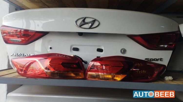 ضوء خلفي يمين شمال هونداي افانتي ad تيربو 2017 2018 2019