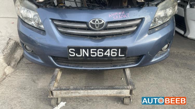 واجهة امامية طمبون اضوية يمين شمال تويوتا كورولا 2008 2009 2010