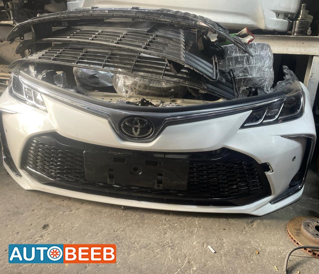 واجهة امامية طمبون اضوية يمين شمال تويوتا كورولا 2024 2025