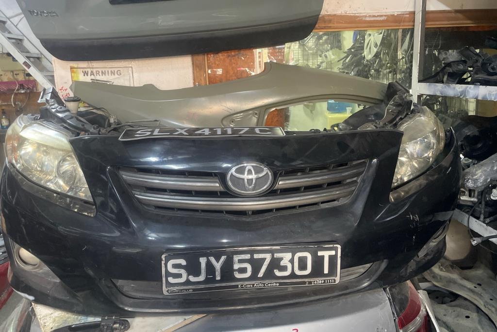 واجهة امامية طمبون اضوية يمين شمال تويوتا كورولا 2008 2009 2010