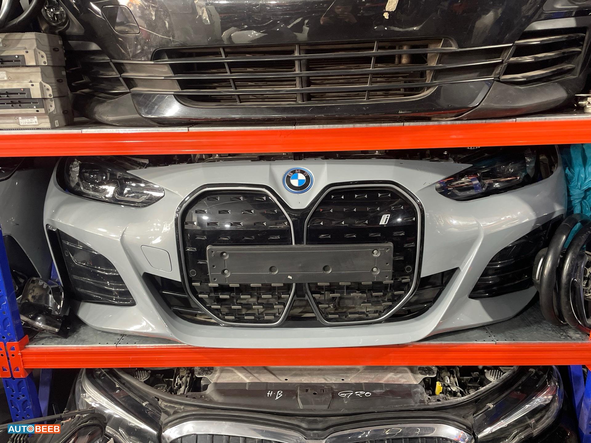 واجهة امامية طمبون اضوية يمين شمال بي ام دبليو i4 2022 2023 2024