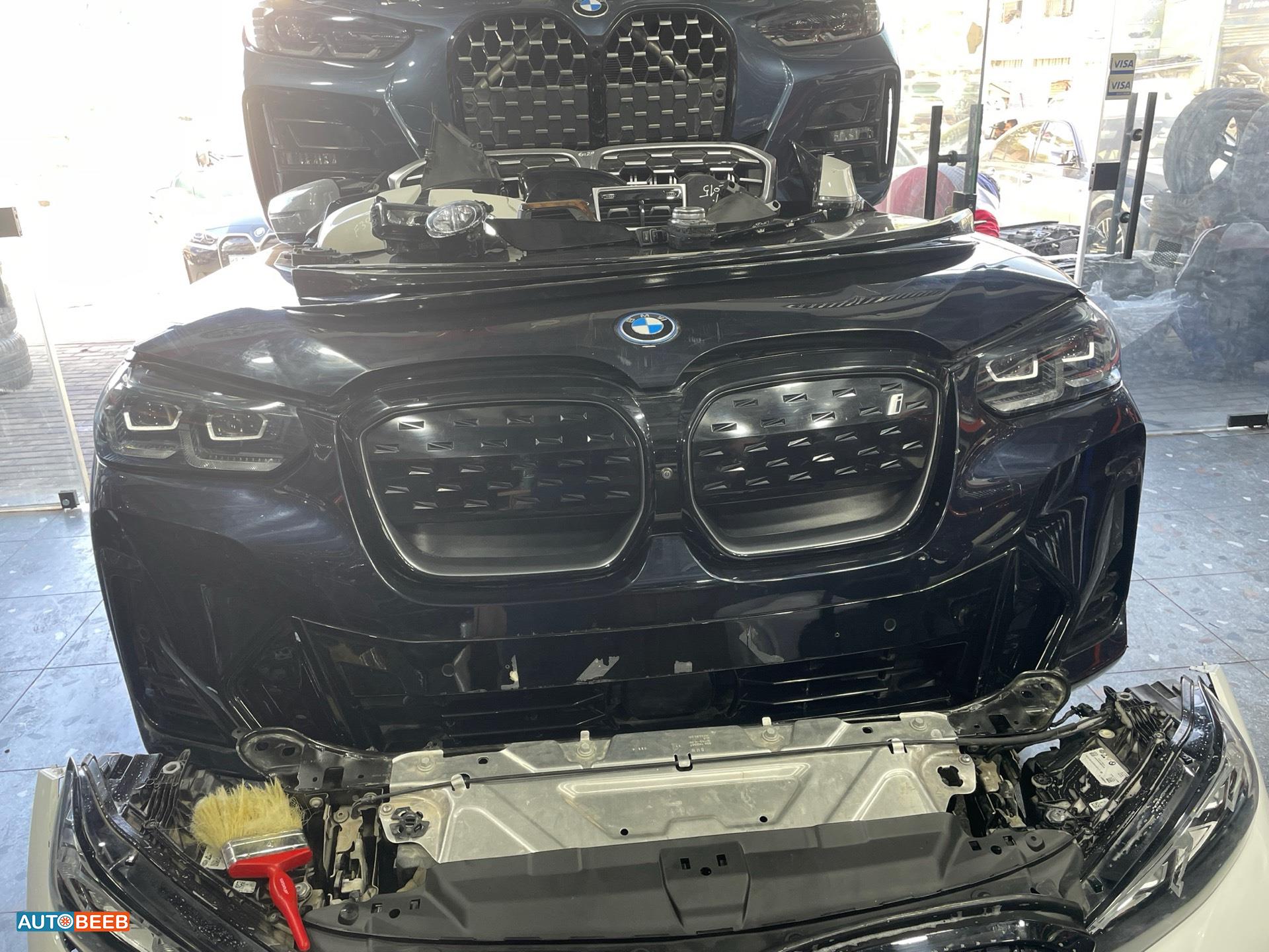 واجهة امامية طمبون اضوية يمين شمال بي ام دبليو ix3 2022 2023 2024 2025