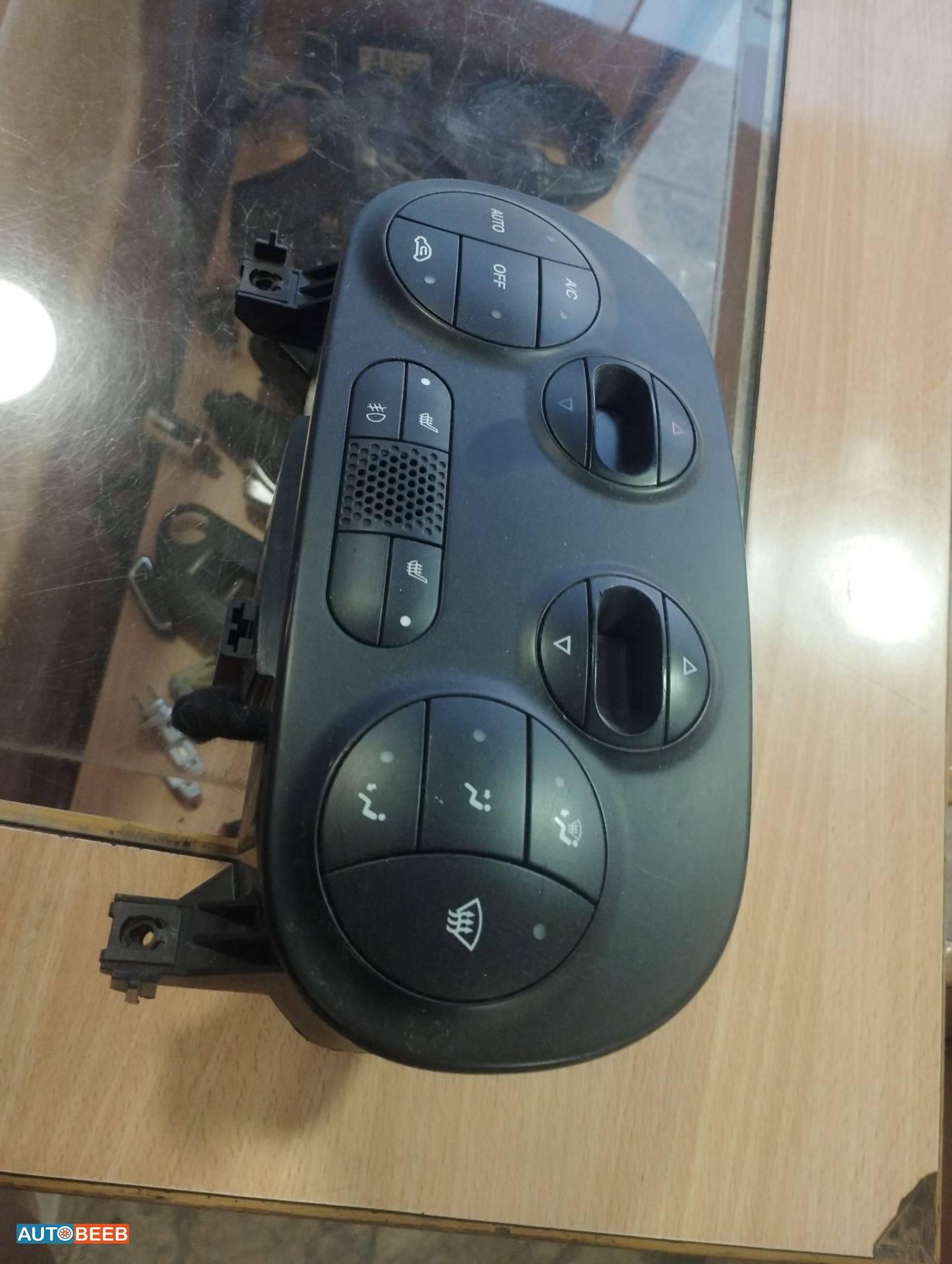 Cabin  Control buttons Fiat 500