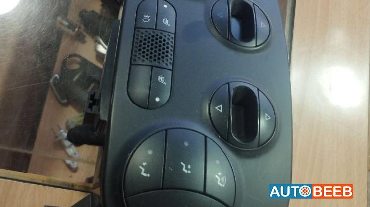 Cabin  Control buttons Fiat 500
