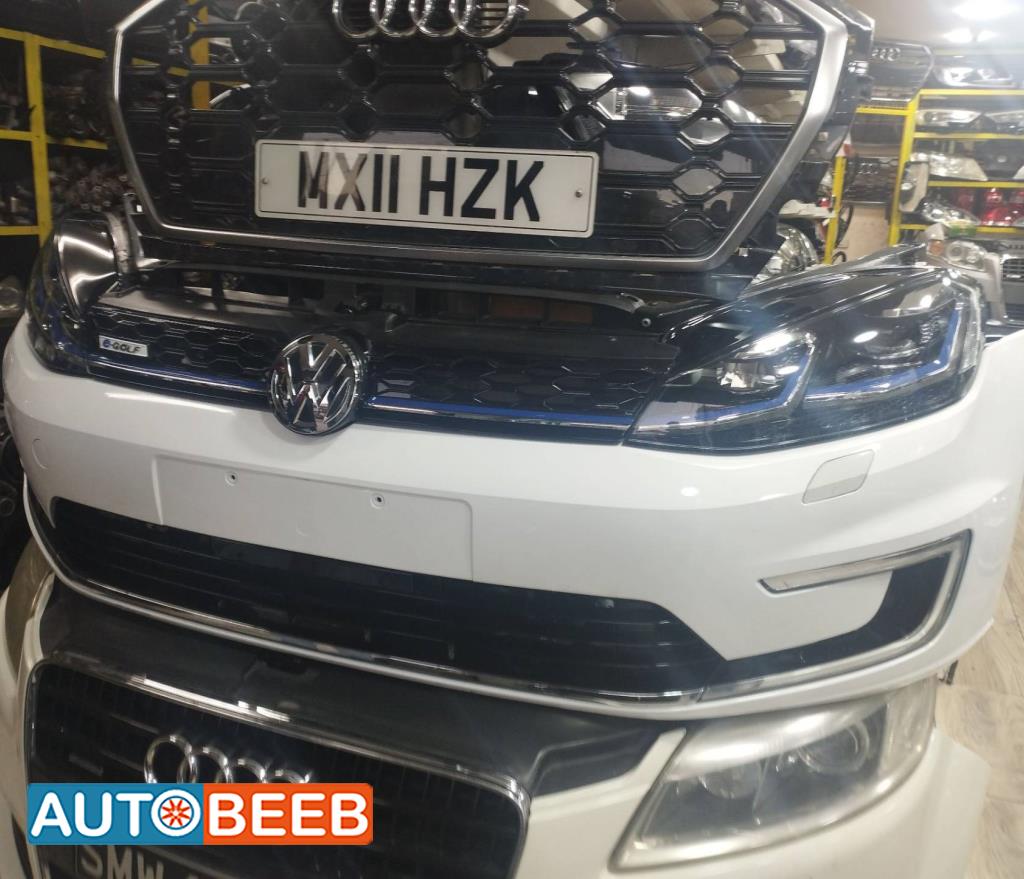 واجهه اماميه طمبون اضويه يمين شمال فولكس فاجن اي جولف 2019 2020 2021