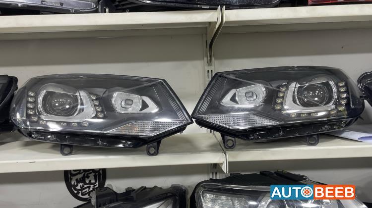 ضوء امامي يمين شمال فولكس فاجن طوارق 2012 2013 2014