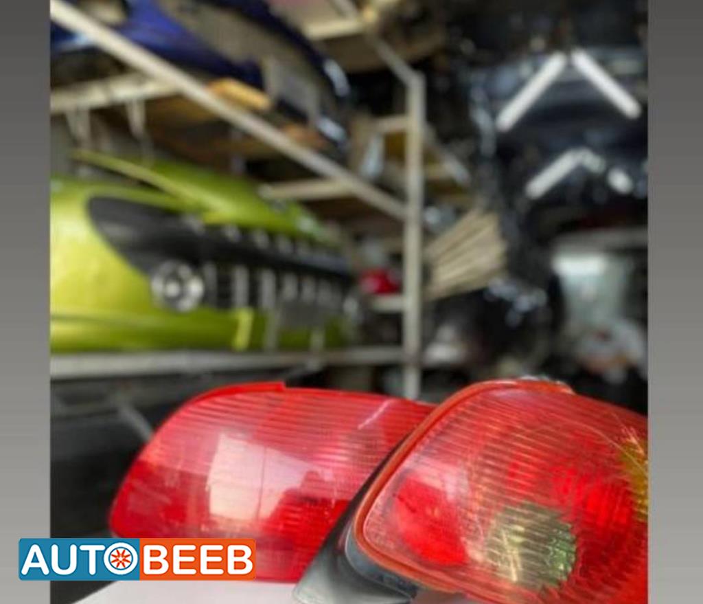 Lights Rear light Peugeot 206