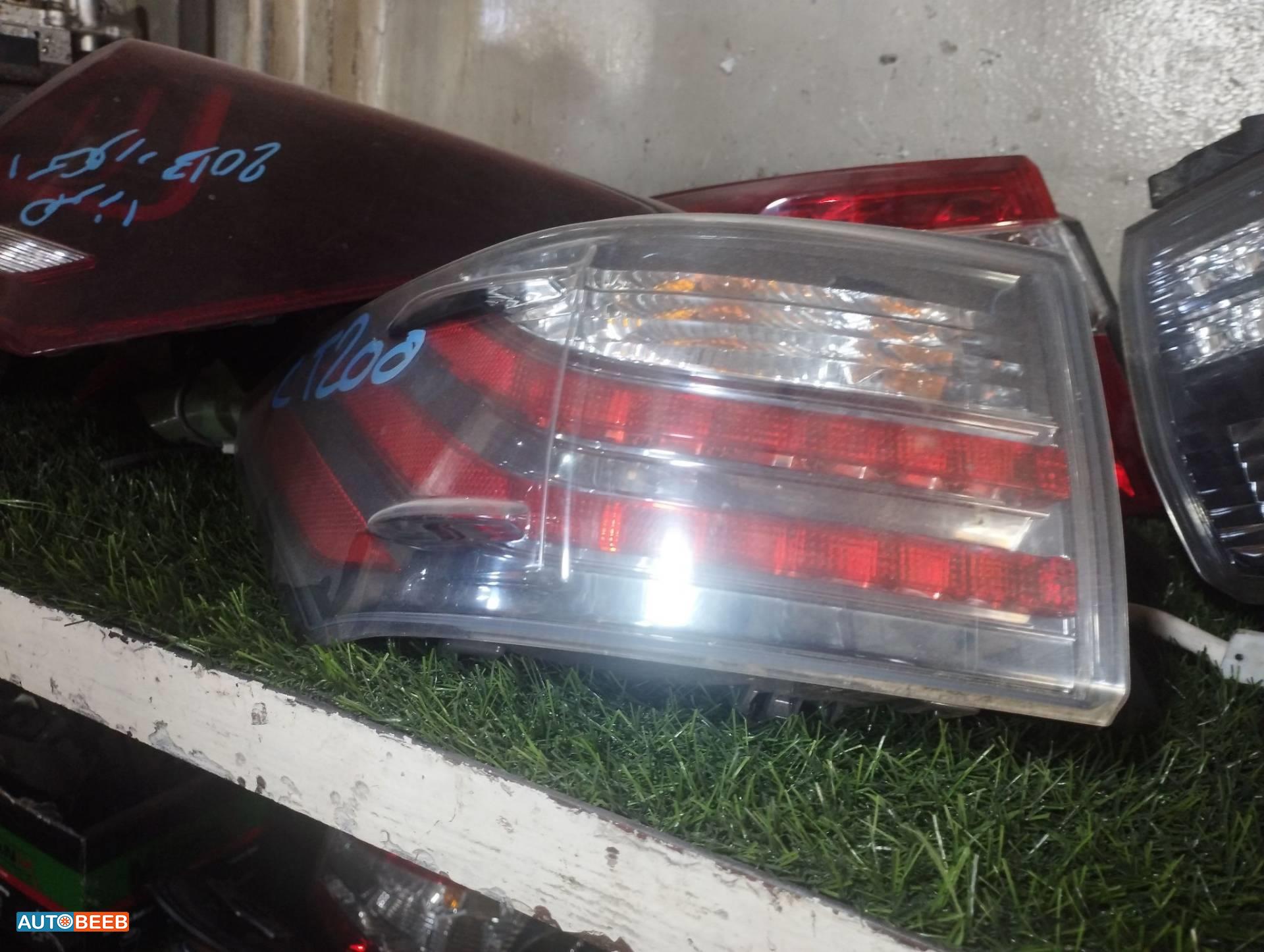 Lights Rear light Lexus CT200