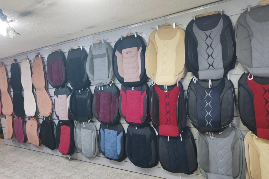 فرش مقاعد سيارة قماش ثقيل