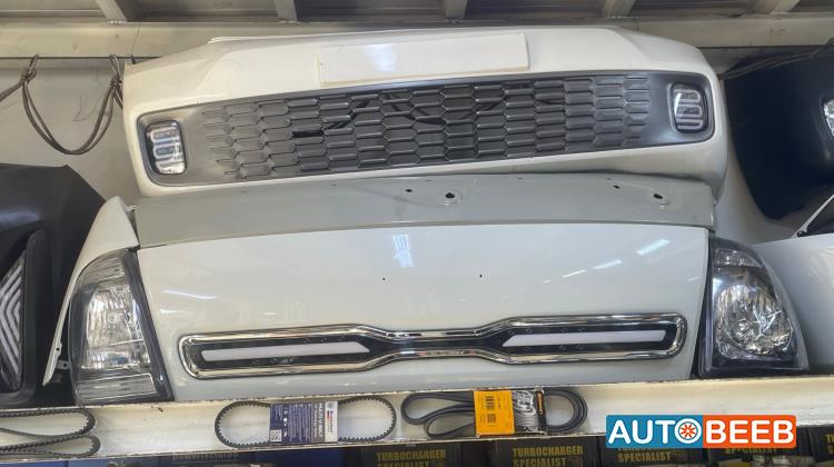 واجهة امامية طمبون امامي اضوية يمين شمال شل مضيء كيا بنغو 3 2020 كهربا