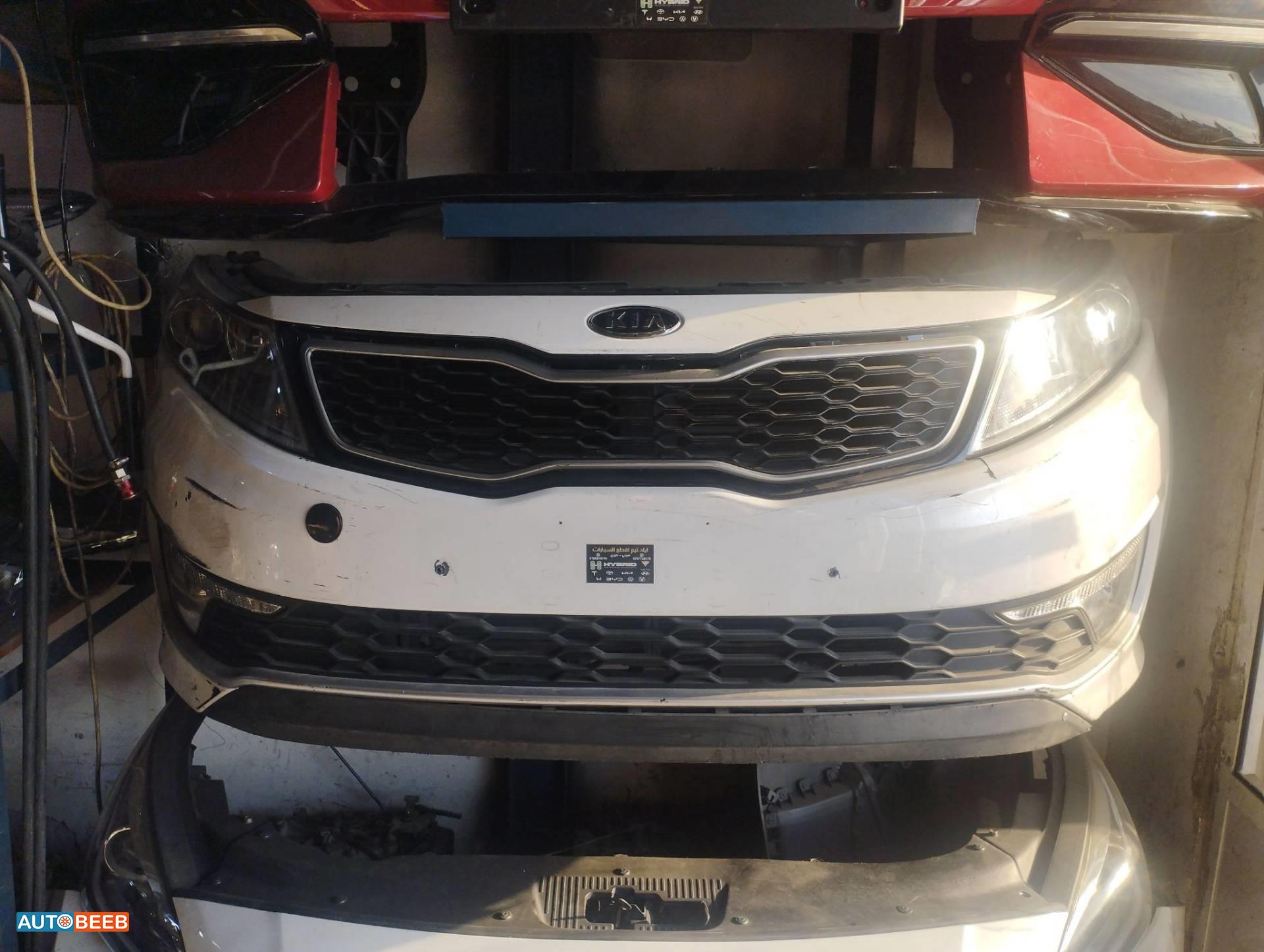 واجهه اماميه طمبون اضويه يمين شمال كيا اوبتما 2011 2012 2013