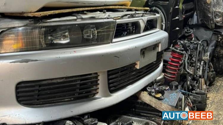 واجهة أمامية طمبون اضوية يمين شمال ميتسوبيشي جالنت 1999 2000 2001 2002