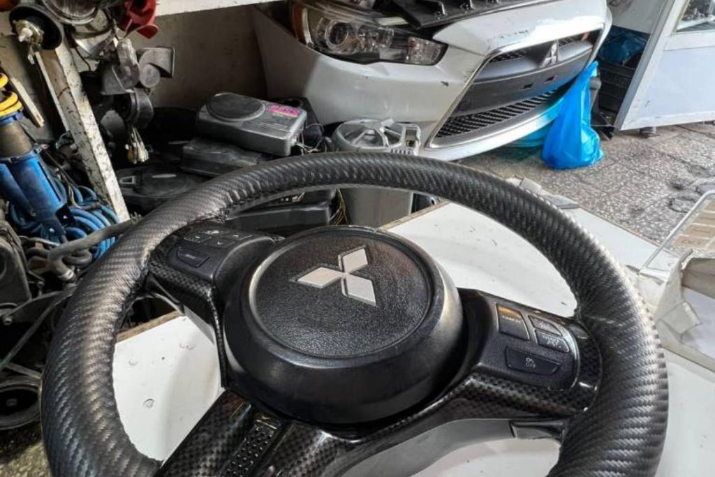 Cabin  Steering Wheel Mitsubishi Lancer
