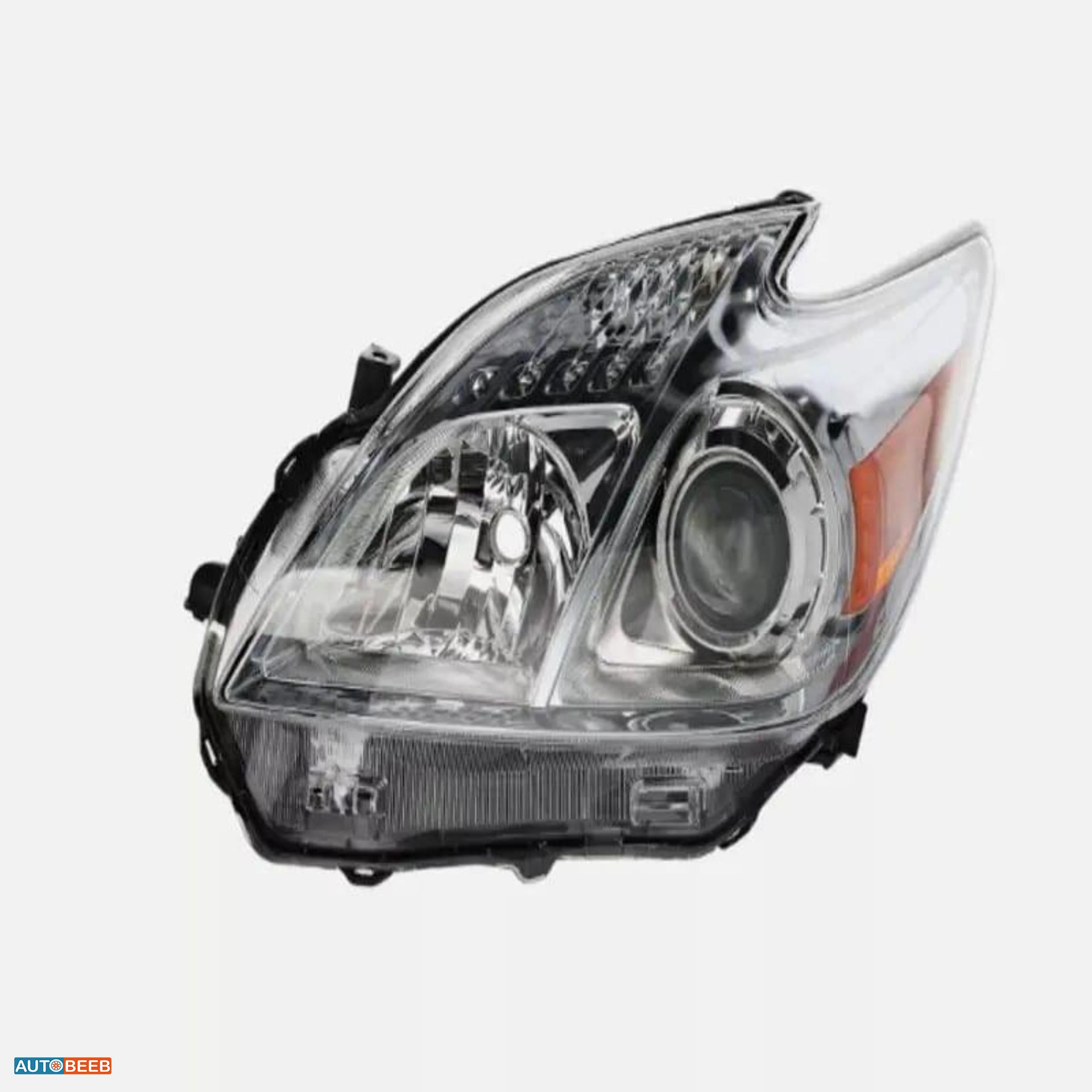 ضوء امامي يمين شمال تويوتا بريوس 2010 2011 2012