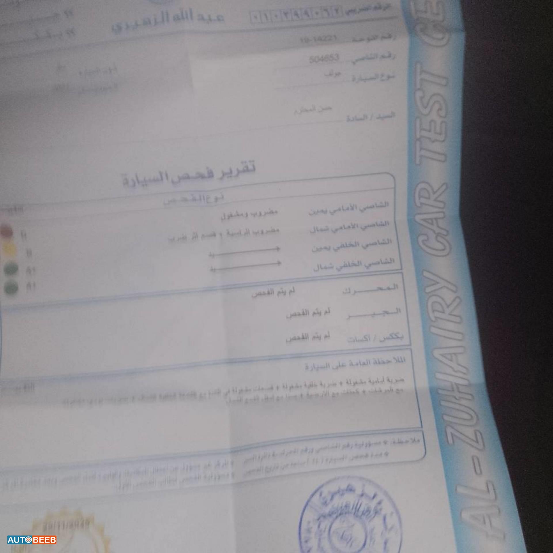 فولكس فاجن جولف MK 2001