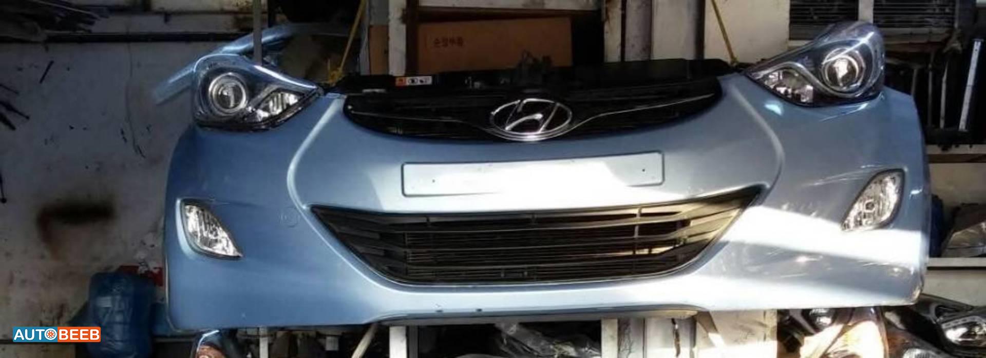 واجهة أمامية طمبون اضوية يمين شمال هيونداي النترا md 2010 2011 2012