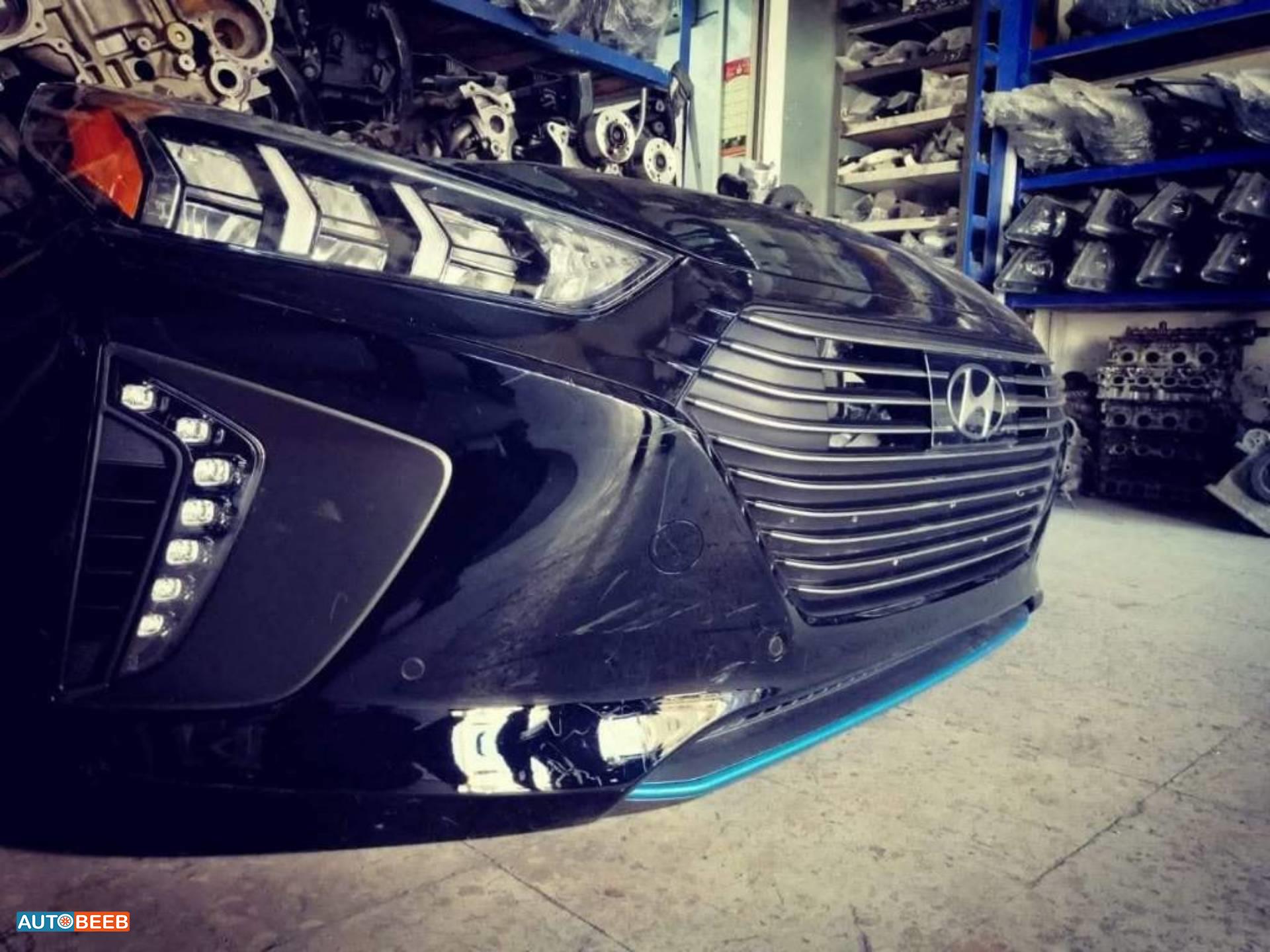 واجهة أمامية طمبون اضوية يمين شمال هيونداي ايونيك 2017 2018