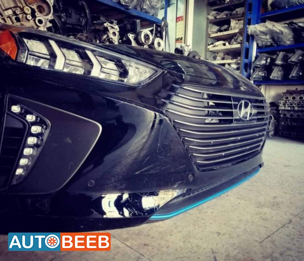 واجهة أمامية طمبون اضوية يمين شمال هيونداي ايونيك 2017 2018