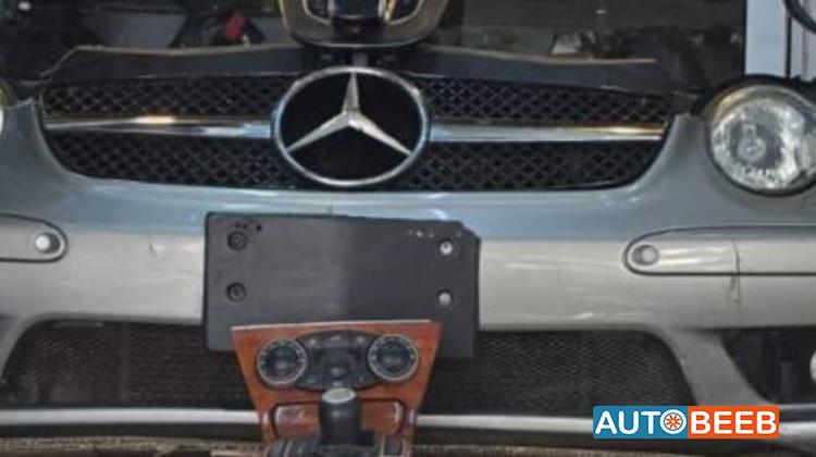 واجهة أمامية طمبون اضوية يمين شمال مرسيدس sl500 2003 2004 2005 2006 