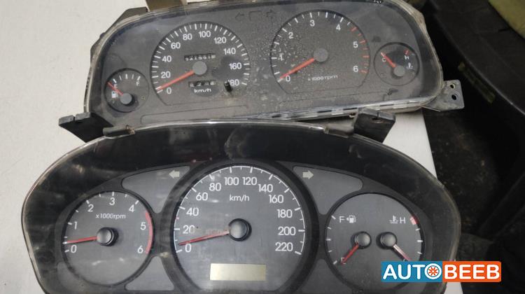 تابلوه ساعات هيونداي اتش1 و اتش100 2003 2004 2005 2006 2007 2008 2009 