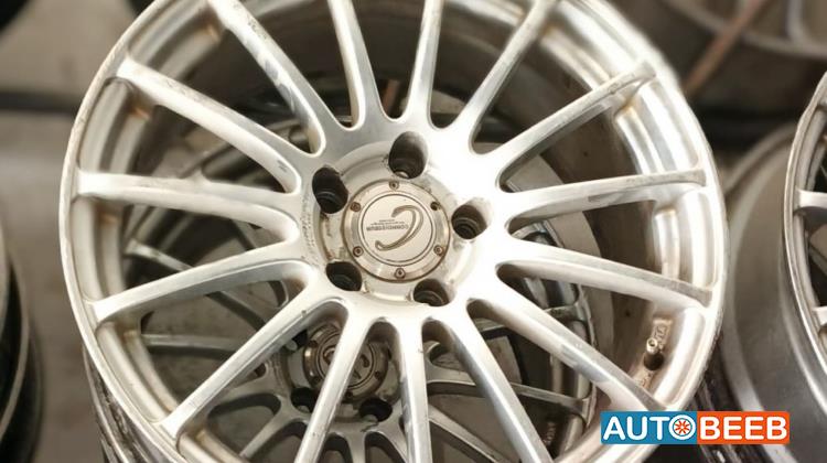  طقم جنط 5 براغي 17 اصلي