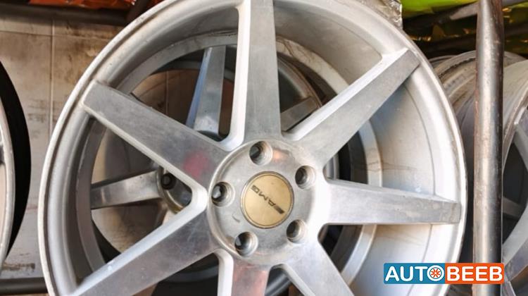 طقم جنطات 5 براغي 18 كامل 4 مجوف