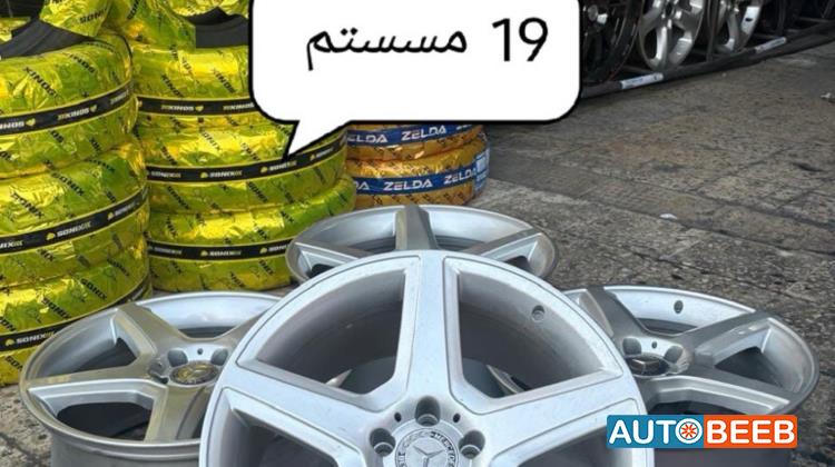 طقم جنطات مرسيدس 5براغي 19