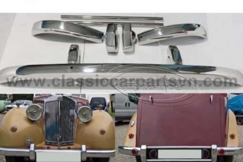 Triumph Renown saloon 1949–1954 bumper by stainless steel new