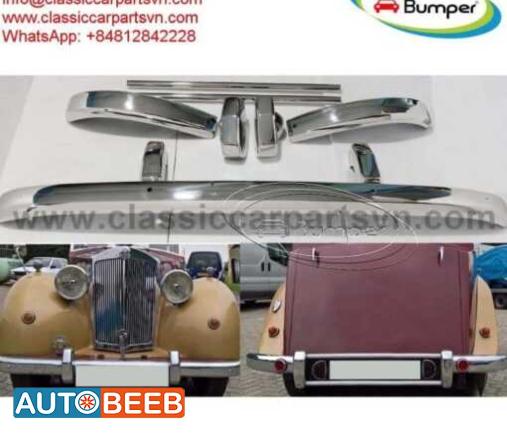 Triumph Renown saloon 1949–1954 bumper by stainless steel new