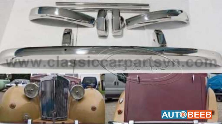 Triumph Renown saloon 1949–1954 bumper by stainless steel new