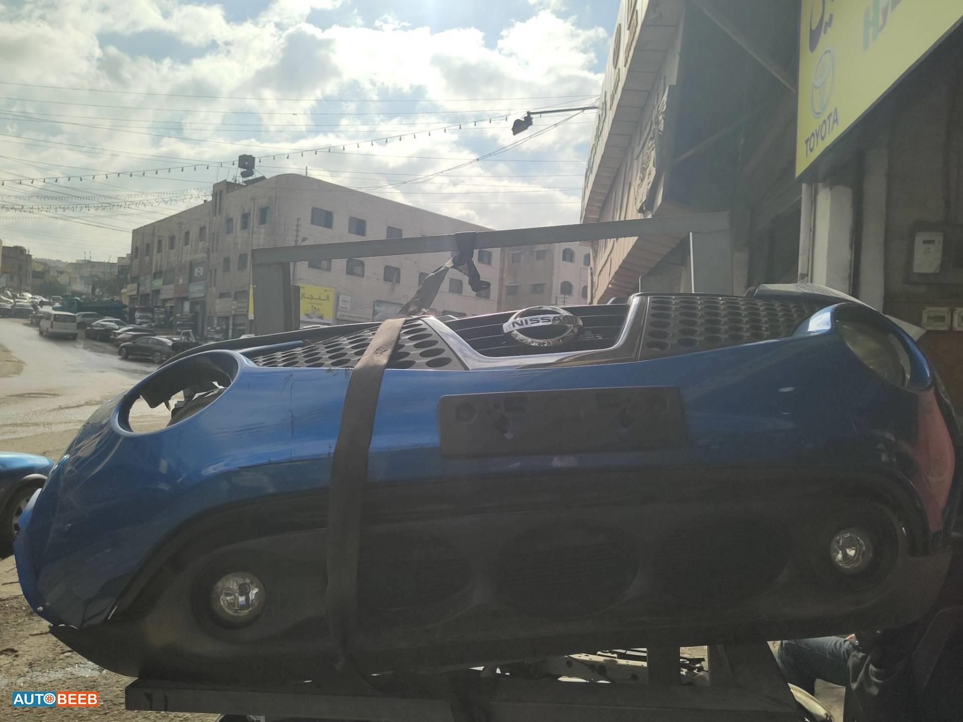 واجهة أمامية طمبون اضوية يمين شمال نيسان جوك 2014 2015