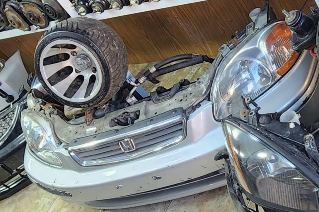 واجهة أمامية طمبون اضوية يمين شمال هوندا سيفيك 1996 1997 1998