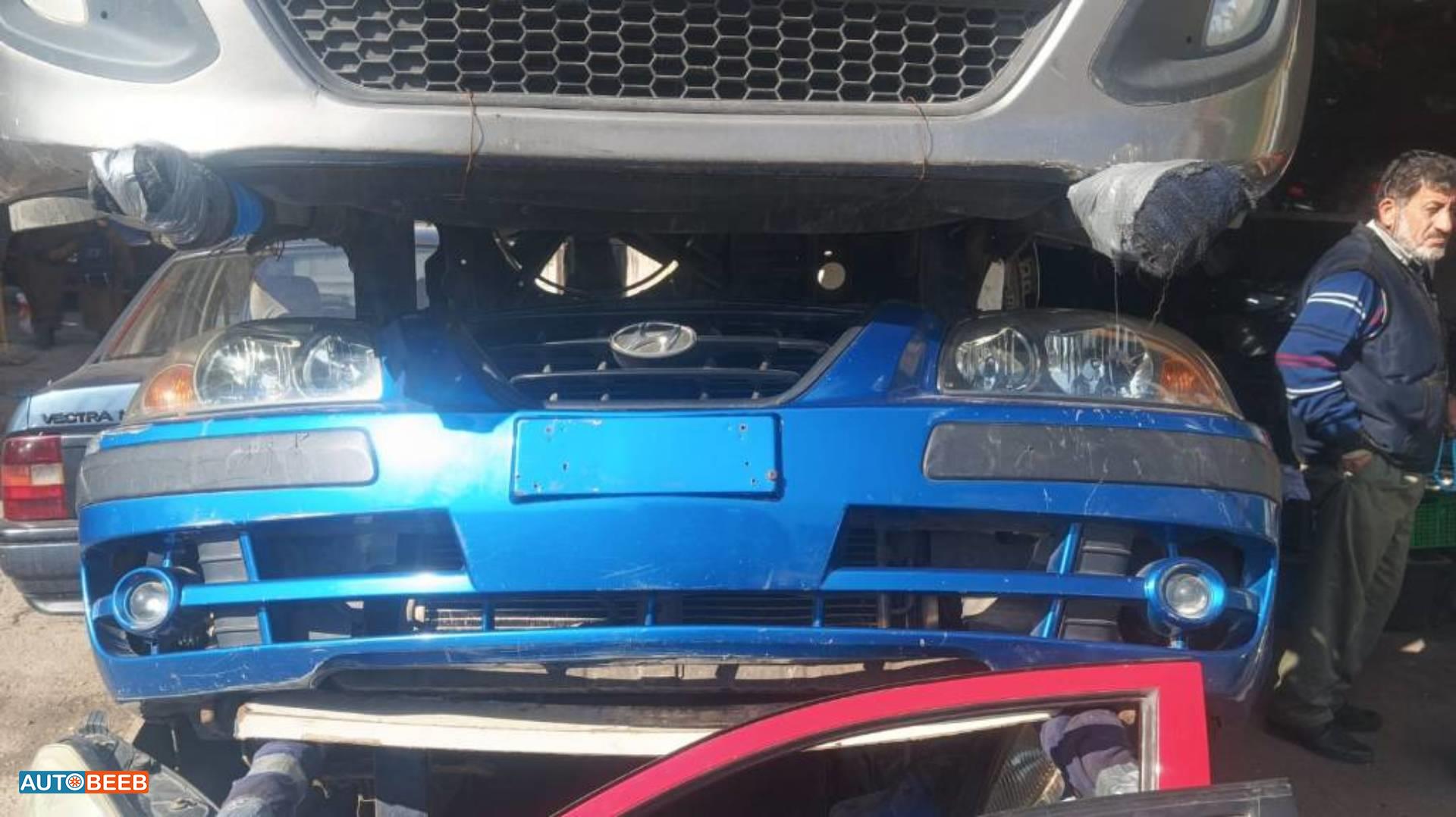 واجهة أمامية طمبون اضوية يمين شمال هيونداي النترا xd 2005 2006