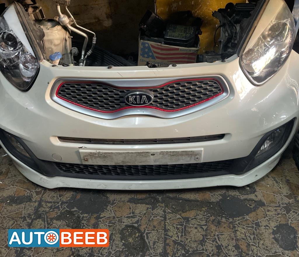 واجهة امامية طمبون اضوية يمين شمال كيا بيكانتو 2014 2015