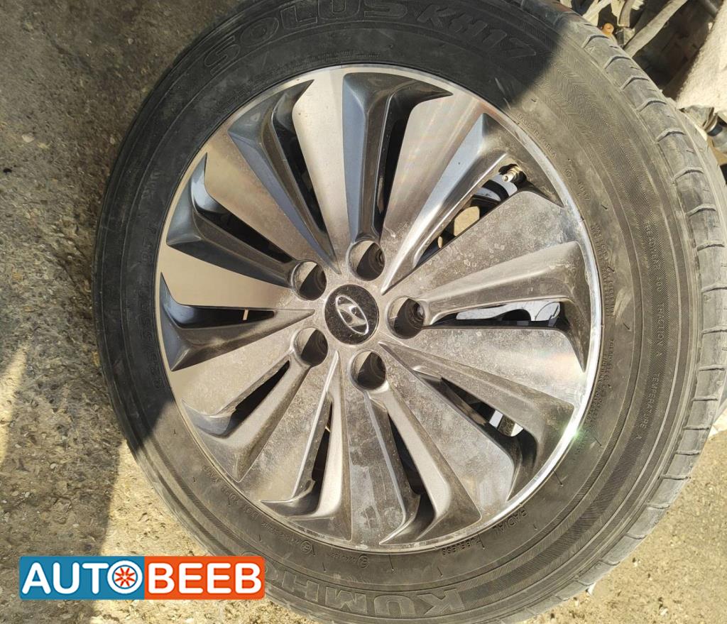 طقم جنط مع كوشوك هيونداي ازيرا 2015 2016