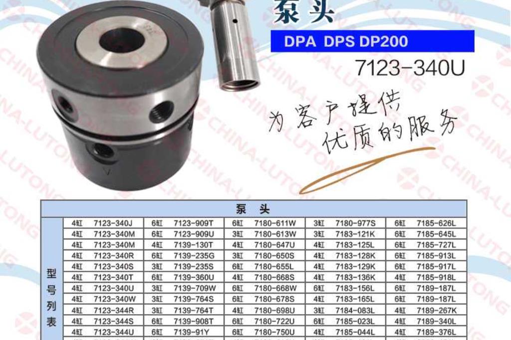 DPA Injection Pump Head Rotor 4/9R 7123-340U for Perkins